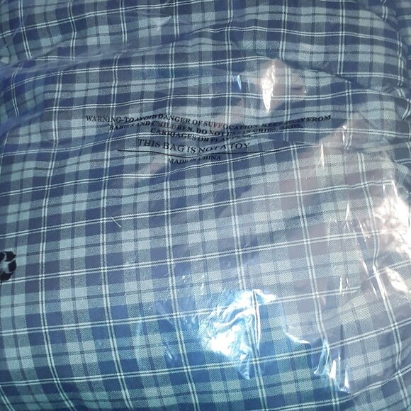 BAD TO  PLAID FAUX FUR TRIM PUFFER  ( BRAND NEW !!!! ) - Picture 10 of 10